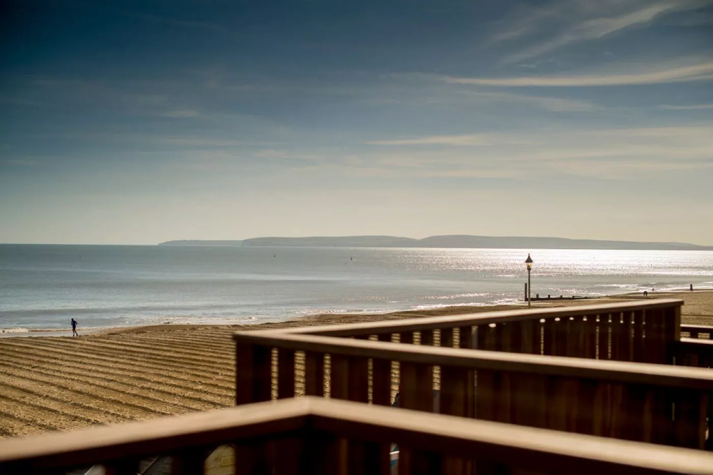 Incredible views of the beach and sea from the beach lodge veranda