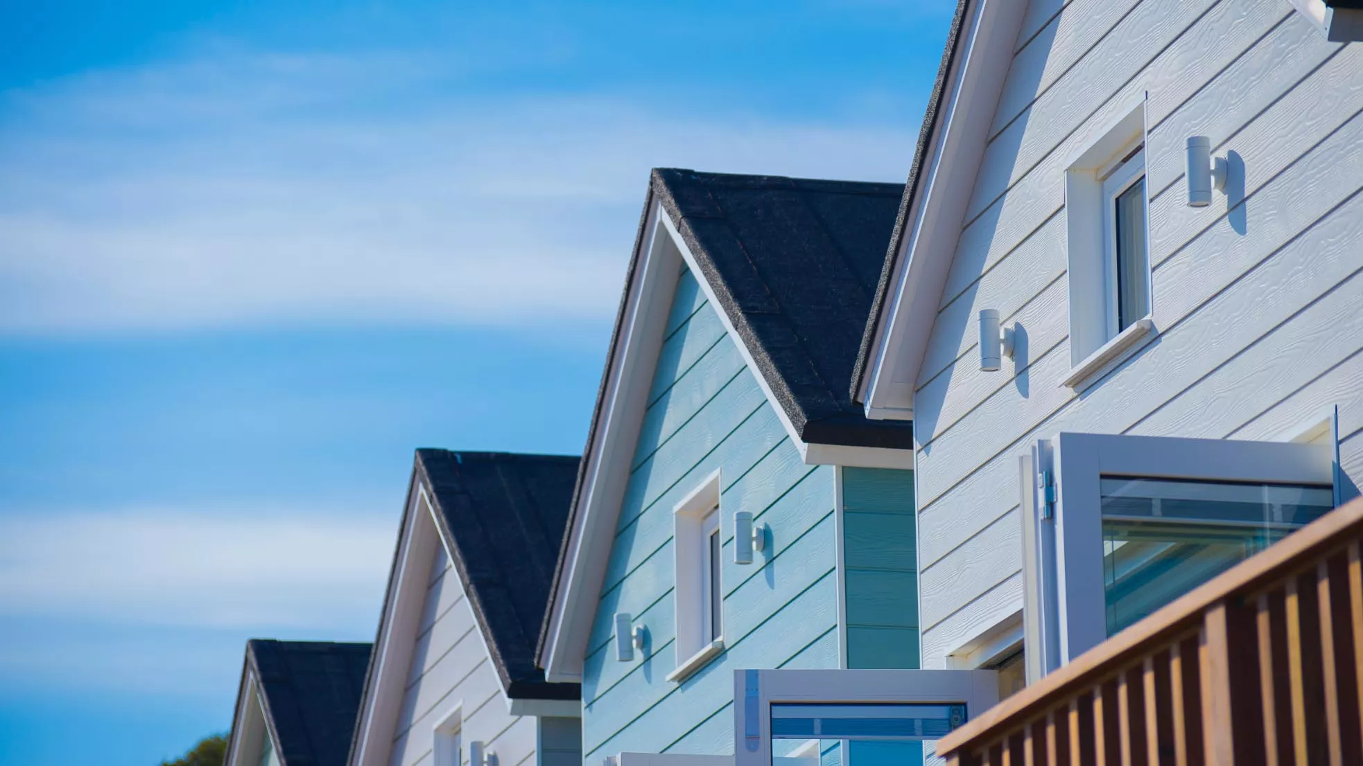 The front of the Bournemouth Beach Lodges